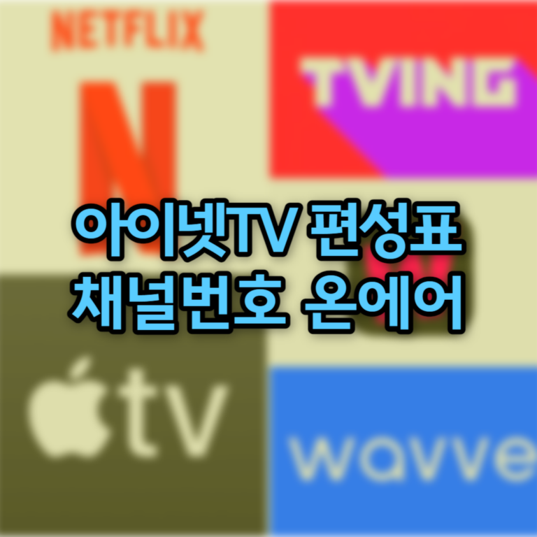 아이넷TV 편성표